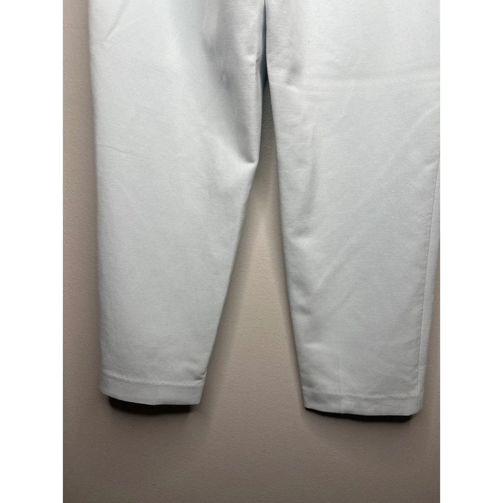Aritzia Babaton Conan Cropped Pull-On Pants Light Blue Trousers 8 Career Office